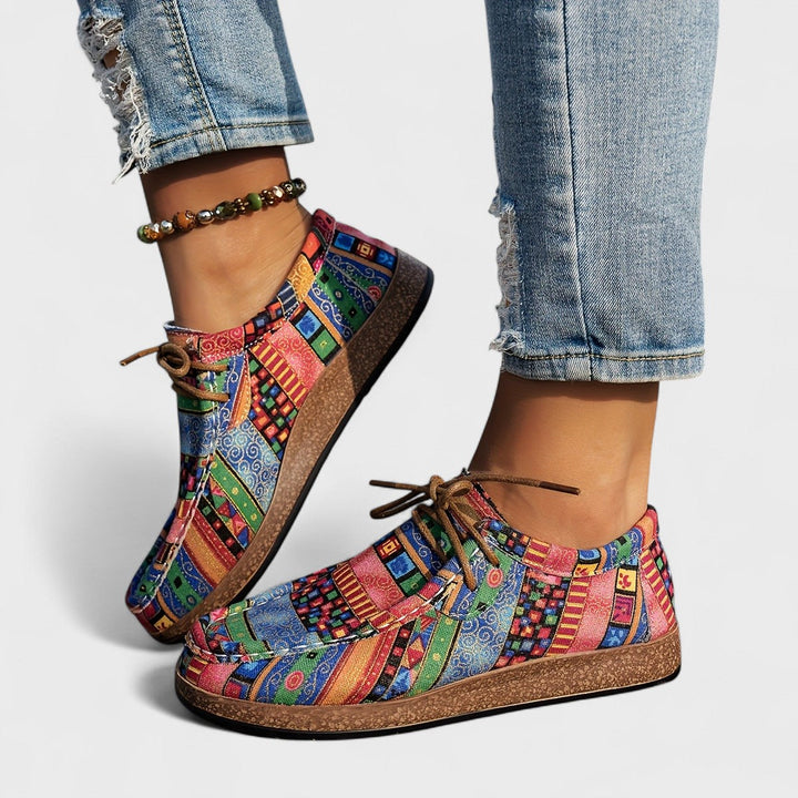 Kleurrijke comfortsneakers
