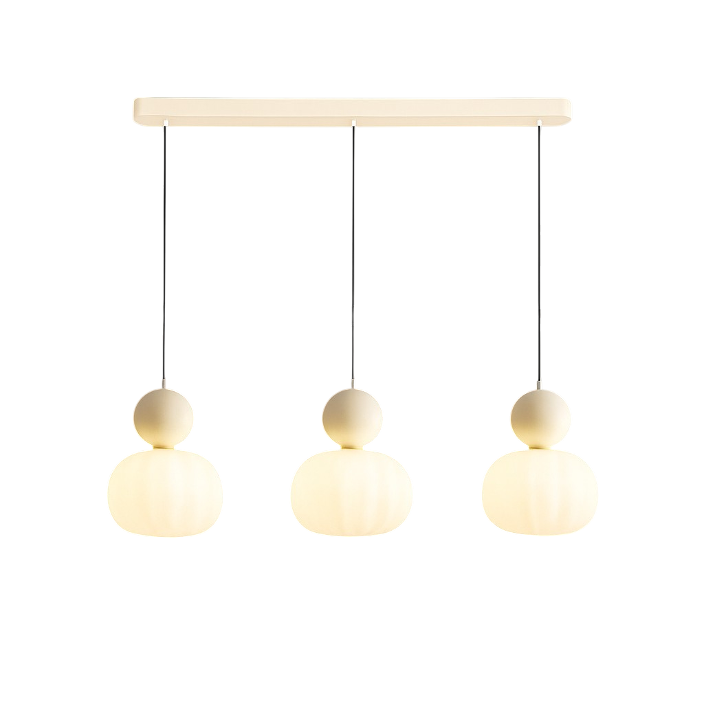 Plafondlamp modern hanglamp met doorschijnende kap en bolvormig accent, diffuse verlichting