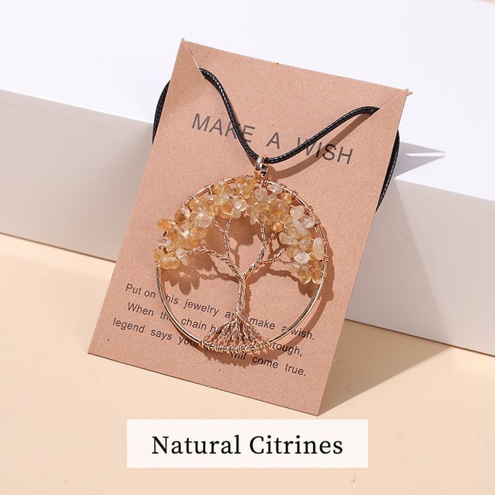 Zeven chakra's levensboom-ketting