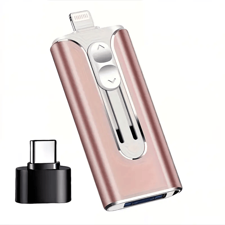 4-in-1-geheugenstick - extra opslagruimte voor je smartphone
