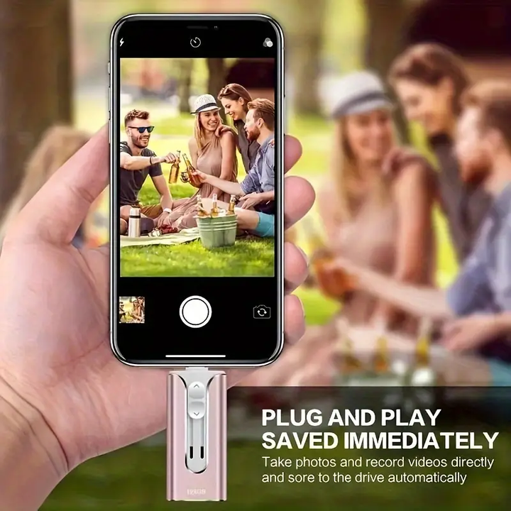 4-in-1-geheugenstick - extra opslagruimte voor je smartphone