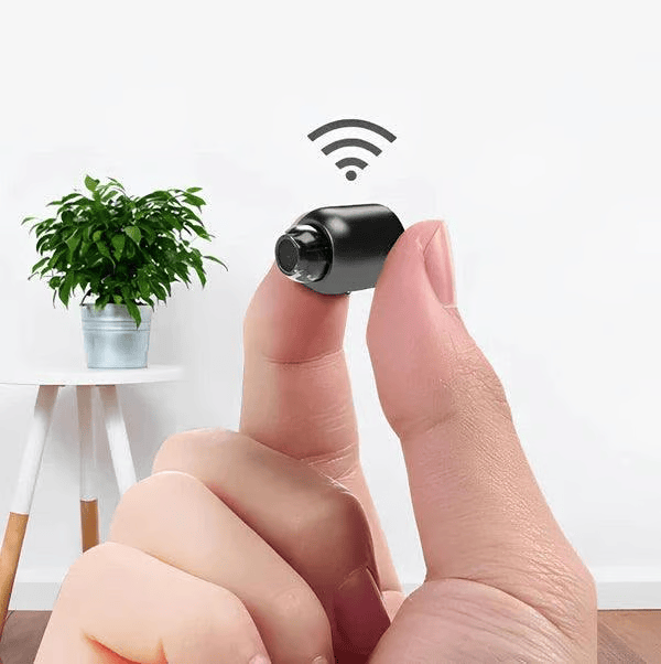 Mini 1080P HD wifi-beveiligingscamera – neemt video en audio op.