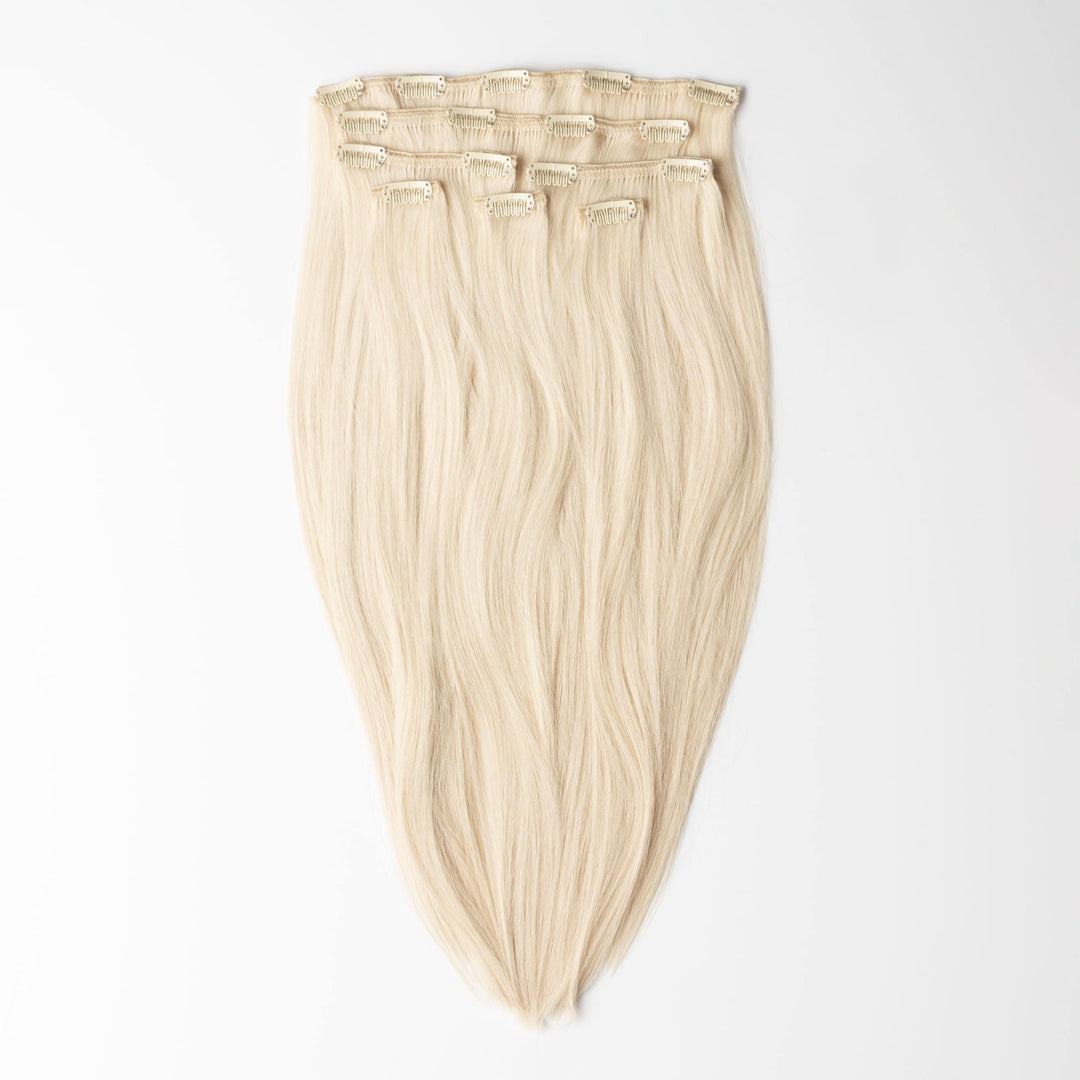 Clip-in hairextensionset – Sorella (licht asblond 60B)