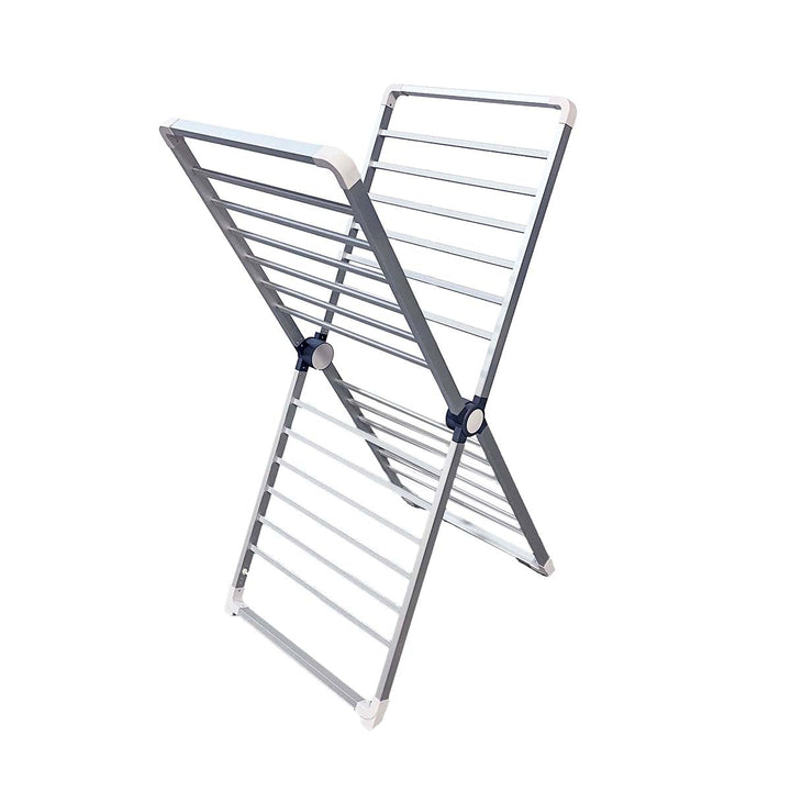 Kledingrek opvouwbaar voor de was met aluminium frame en draagbaar, ruimtebesparend ontwerp