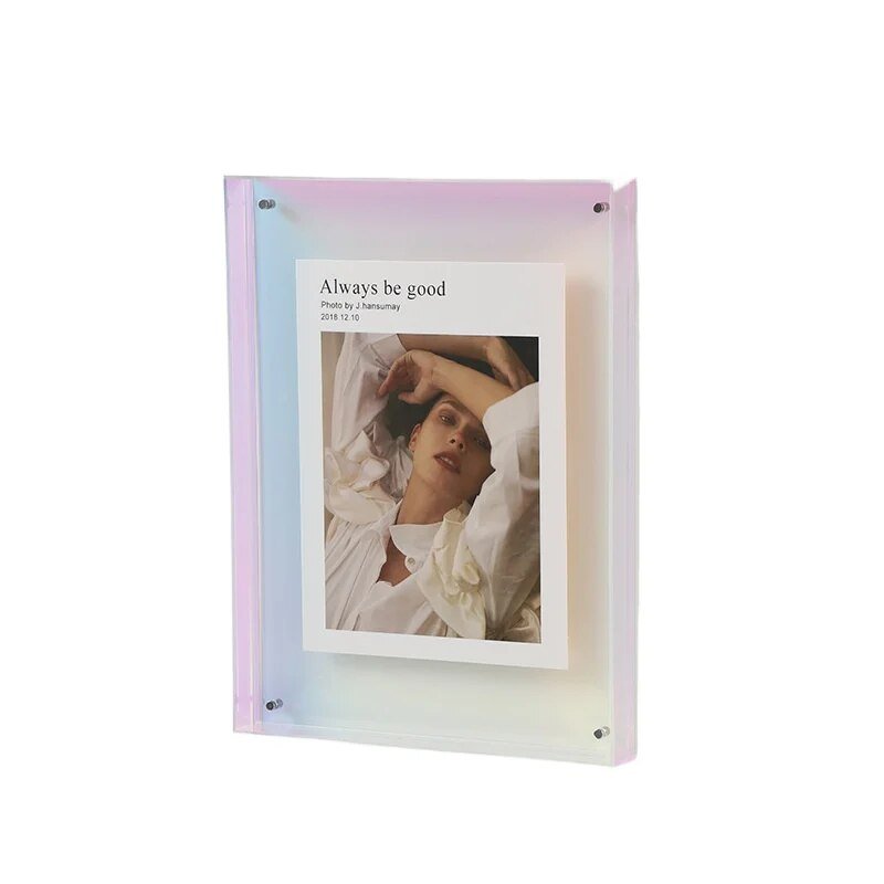 Gekleurde transparante fotolijst – FramePop