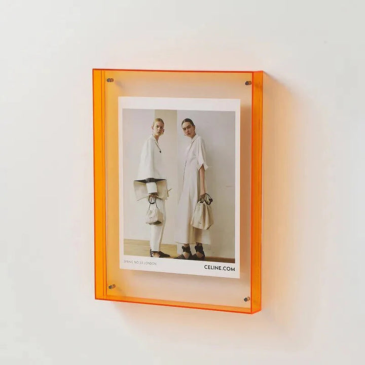 Gekleurde transparante fotolijst – FramePop