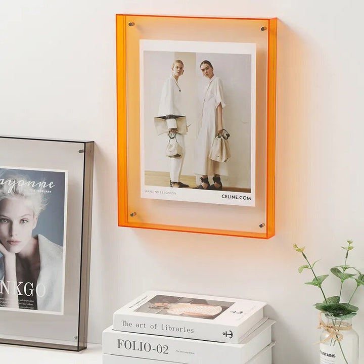 Gekleurde transparante fotolijst – FramePop