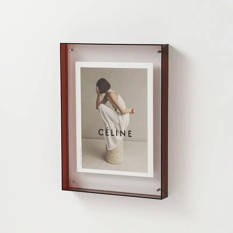 Gekleurde transparante fotolijst – FramePop