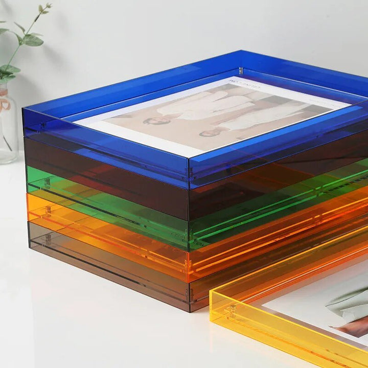 Gekleurde transparante fotolijst – FramePop