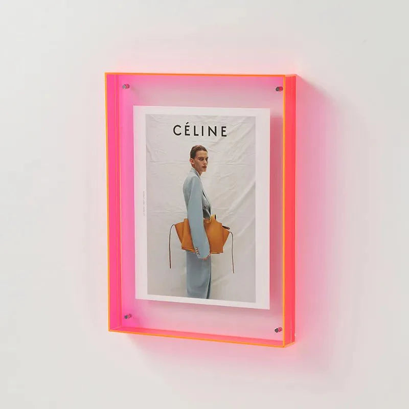 Gekleurde transparante fotolijst – FramePop