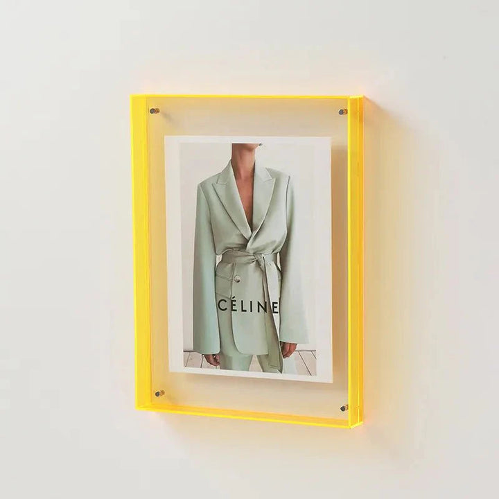 Gekleurde transparante fotolijst – FramePop