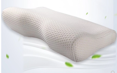 Contourkussen van traagschuim met ergonomische nekondersteuning en design met twee hoogtes