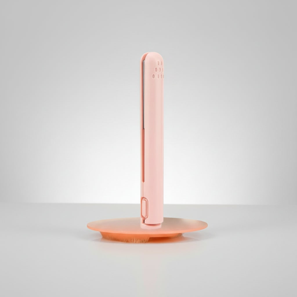 Draadloze mini-stijltang met keramische platen en USB-oplaadbare accu