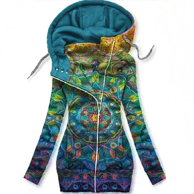 Damesvest met vlinderprint – Alina