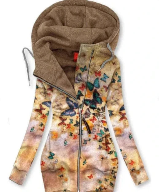Damesvest met vlinderprint – Alina