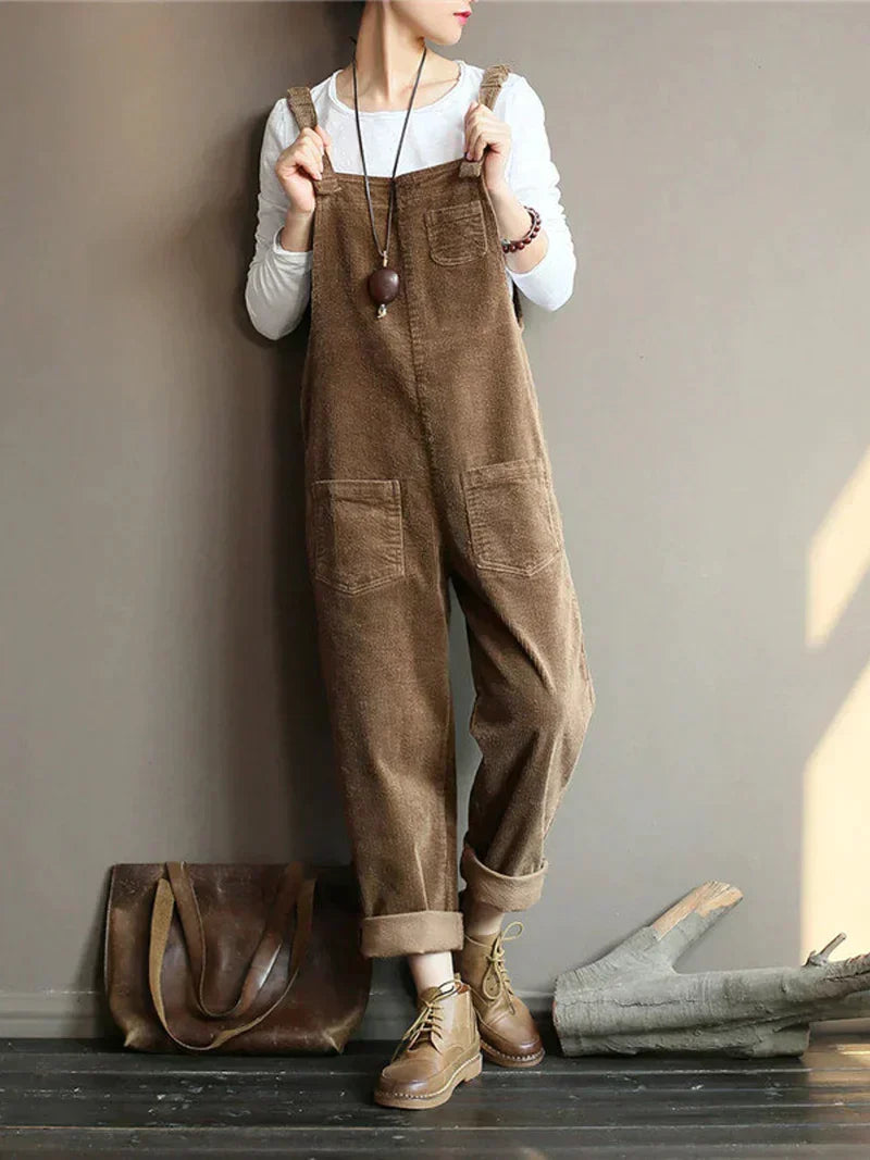 Ademende denim tuinbroek – Nova
