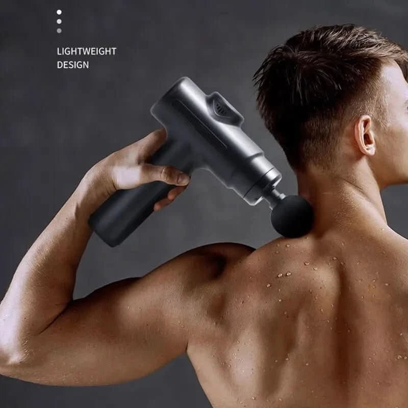 Diepe-weefsel massagepistool, draagbaar, oplaadbaar met acht verwisselbare koppen, snoerloos