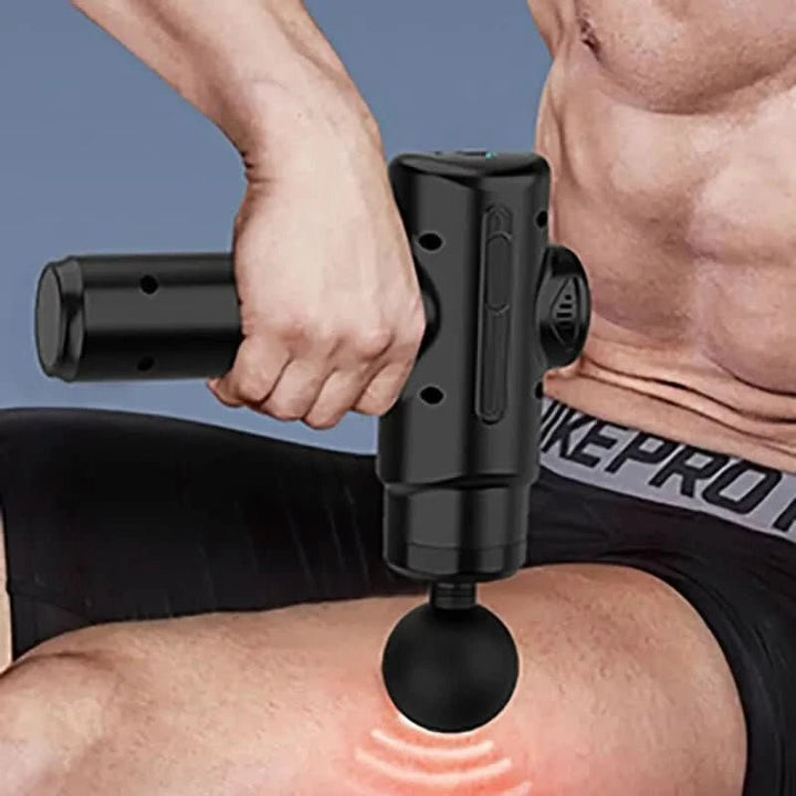 Diepe-weefsel massagepistool, draagbaar, oplaadbaar met acht verwisselbare koppen, snoerloos