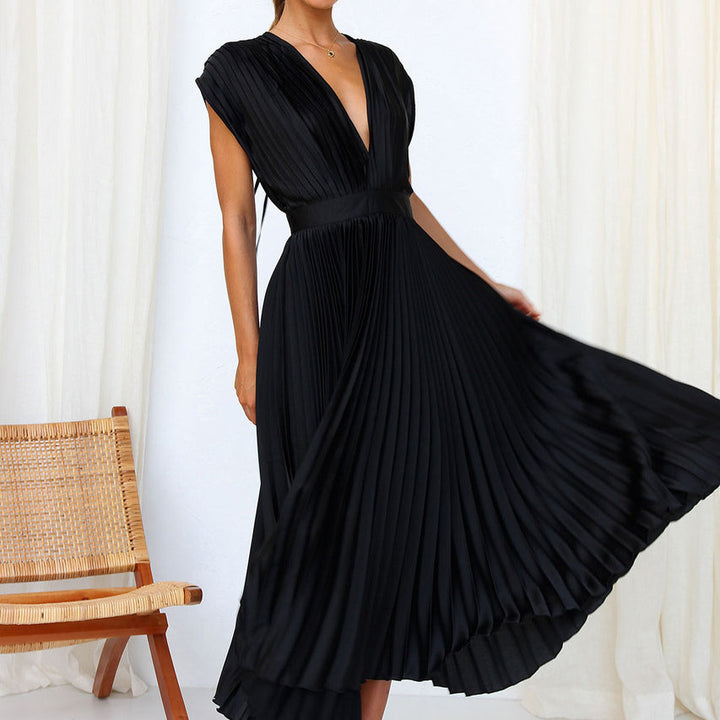 Elegante Damesjurk met V-hals