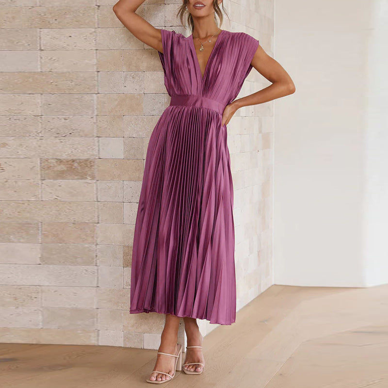 Elegante Damesjurk met V-hals
