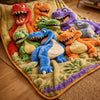 Dino-droomdeken – ultra knuffelzacht en speels comfort