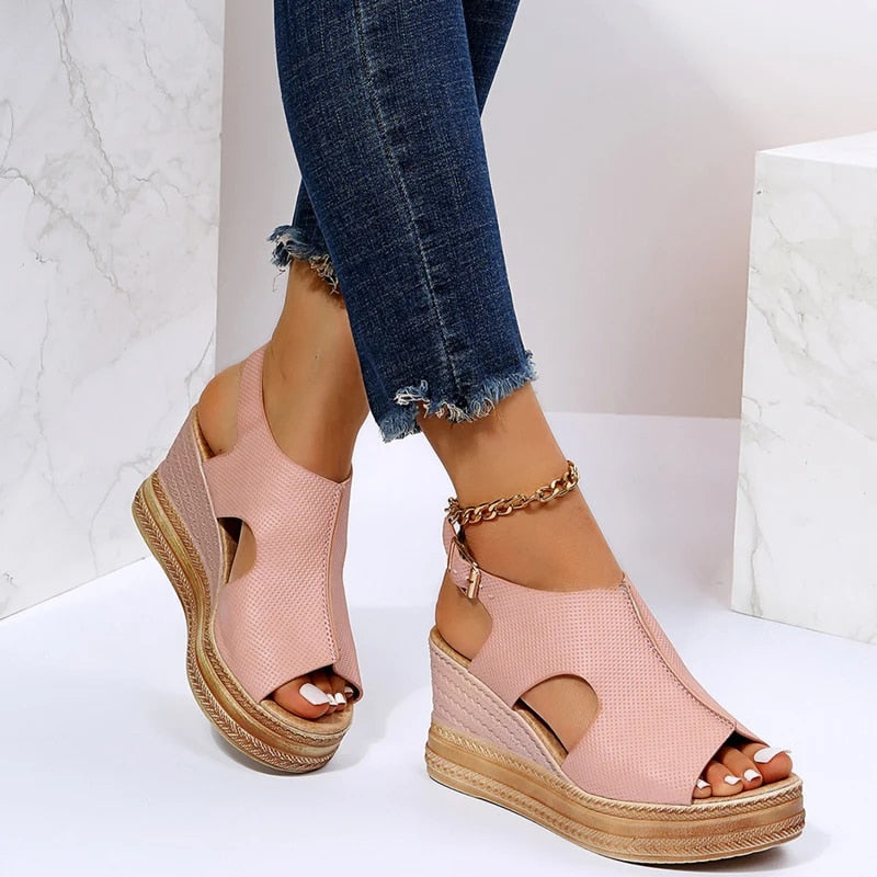 Wedge sandalen extra support dames zomer 2025