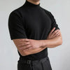 Heren T-shirt met hoge kraag