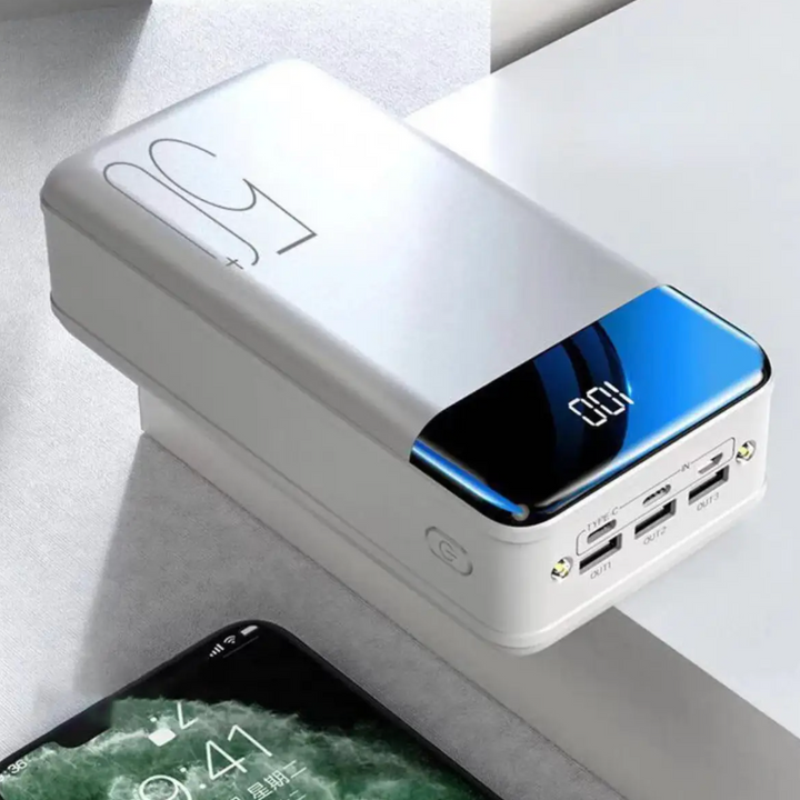 50,000 mAh Powerbank met Supersnelle Oplading