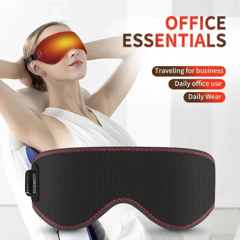 Verwarmd oogmasker met drie warmtestanden, trilling en timer