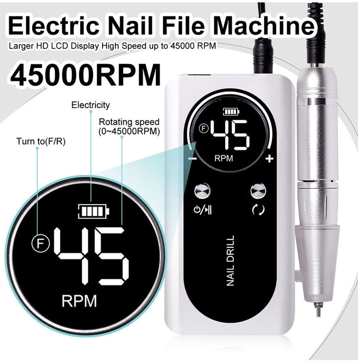 Oplaadbare elektrische nagelboor