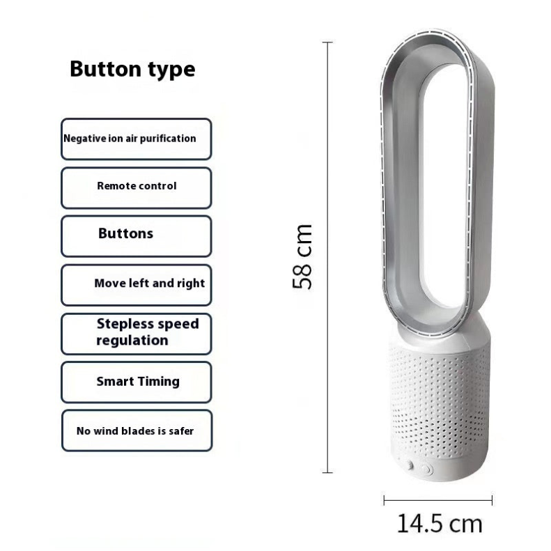 Purifier 3-in-1 luchtkoeler met luchtreiniger | Oscillatie & LED-touchscreen