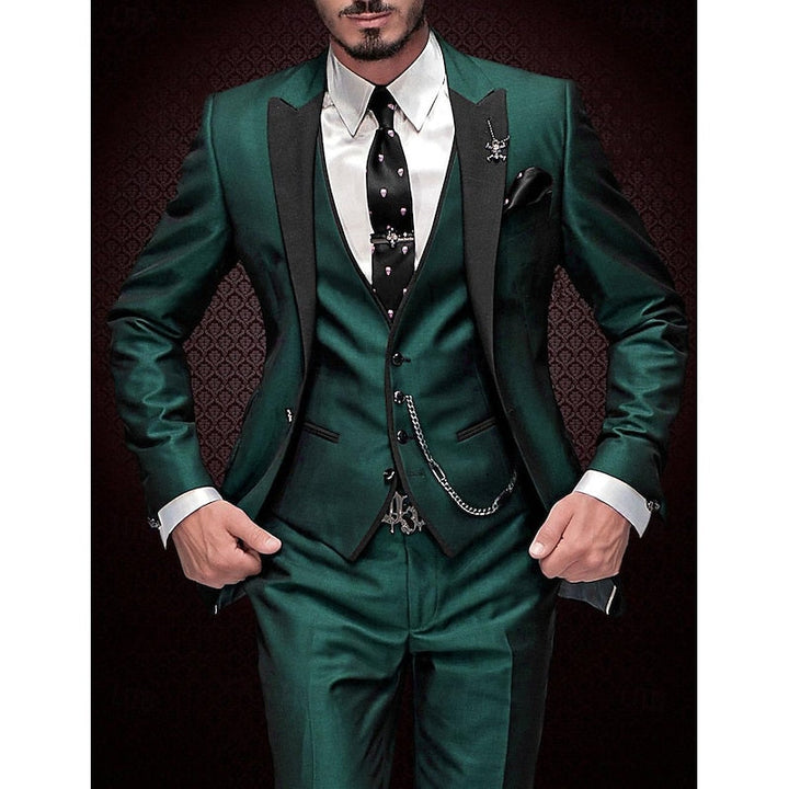 Driedelig herenpak – business blazer, vest en broek – afbeelding 3