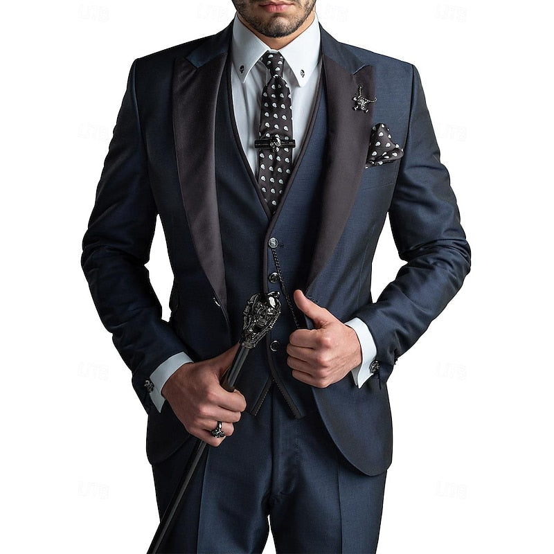 Driedelig herenpak – business blazer, vest en broek – afbeelding 6