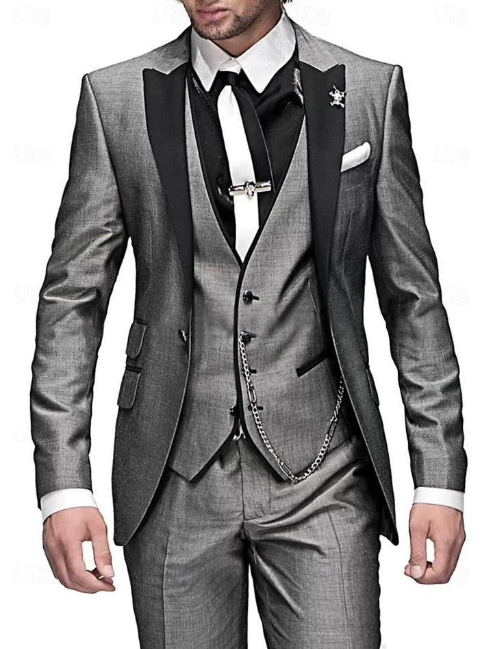 Driedelig herenpak – business blazer, vest en broek – afbeelding 7