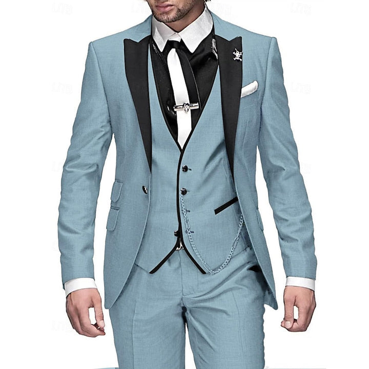 Driedelig herenpak – business blazer, vest en broek – afbeelding 8