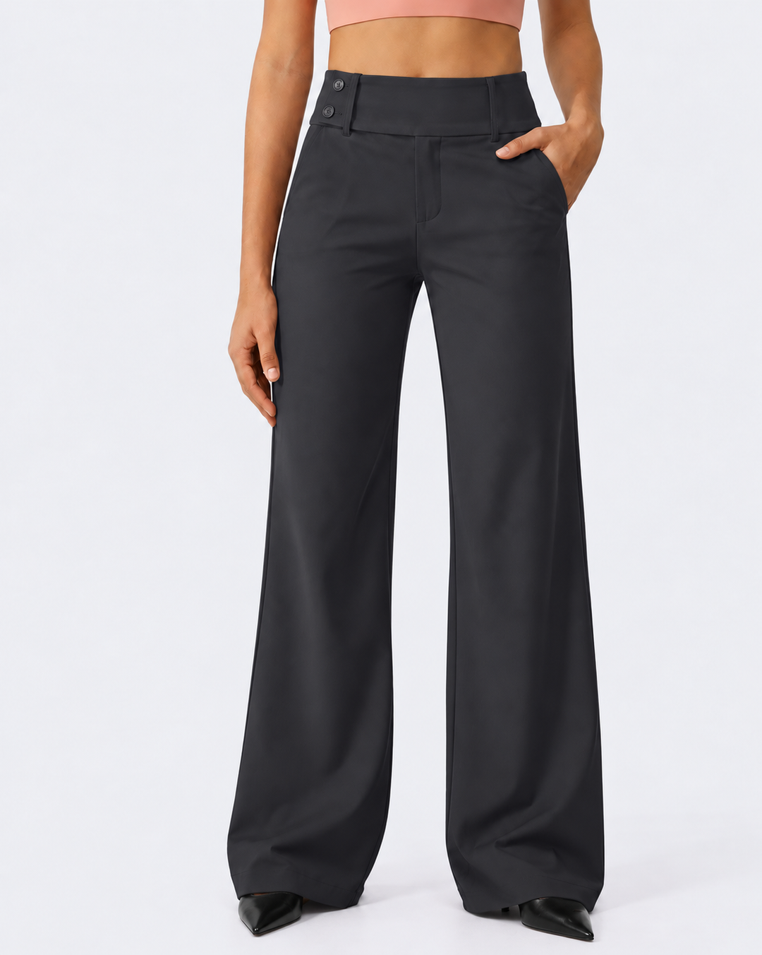 Alledaagse Stretchbroek | Hoge Taille & De Hele Dag Comfort