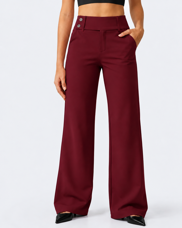 Alledaagse Stretchbroek | Hoge Taille & De Hele Dag Comfort