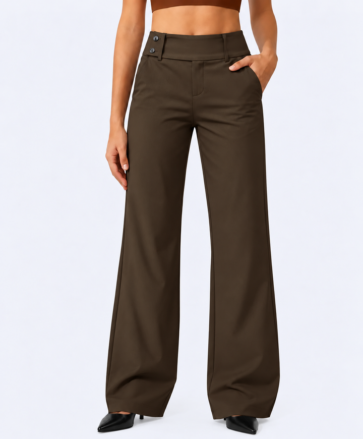 Alledaagse Stretchbroek | Hoge Taille & De Hele Dag Comfort