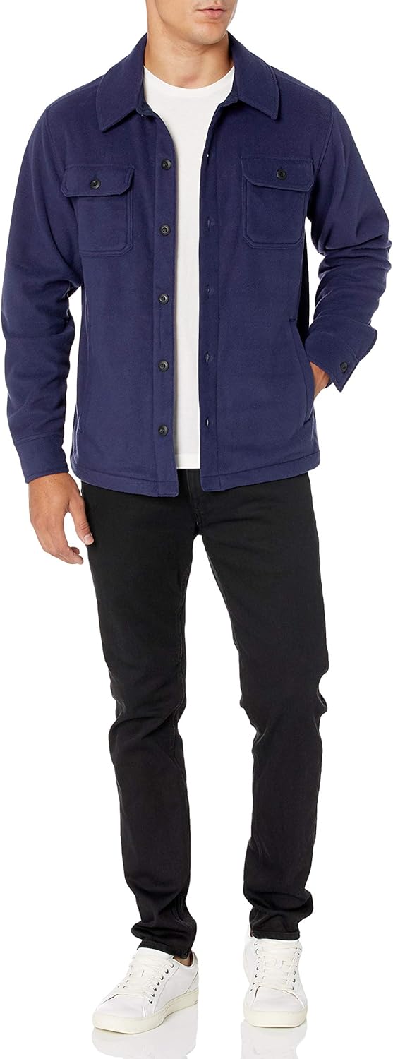 Fleece overshirt voor heren, voorjaar 2026 – Max