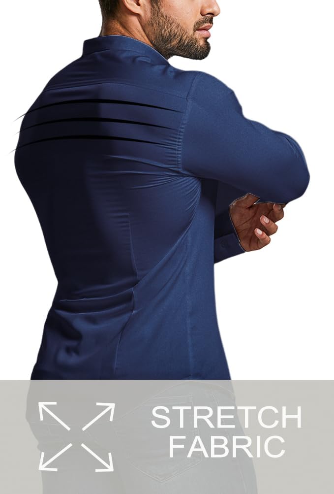 Slim-fit herenoverhemd voor lente 2026 – kreukvrij – David