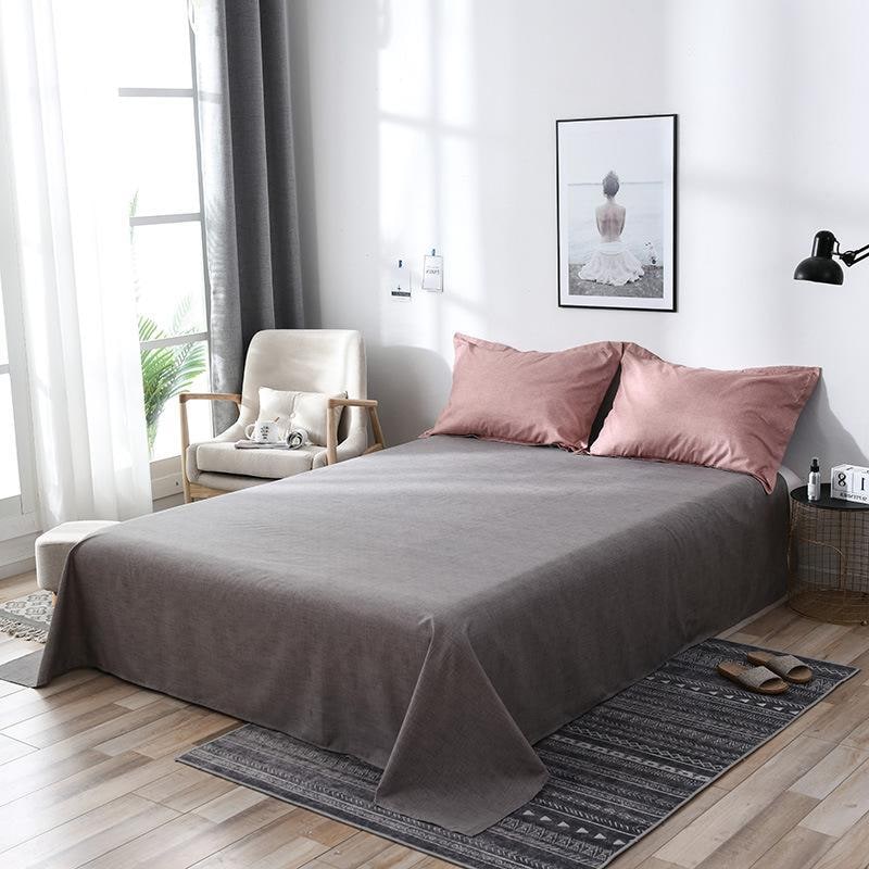 Dekbedovertrekset met lakens queensize en kingsize omkeerbaar geborsteld microvezel beddengoed