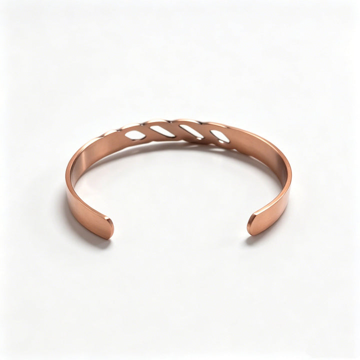 Pure Red Copper Bracelet Magnetic Zircon Purple Copper Braided Infinity Symbol Bangle Magnet Adjustable