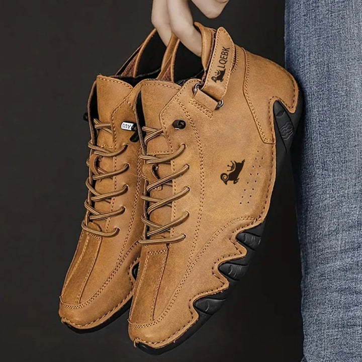 Wandelschoenen Heren - leren - orthopedisch voetbed