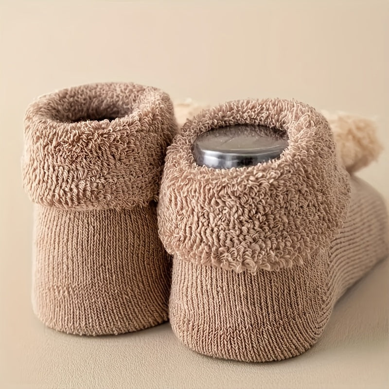 Antislip sokschoentjes voor pasgeboren meisjes en jongen met schattig berenontwerp - Angelie