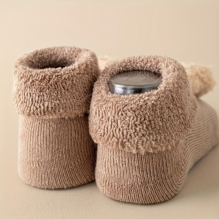 Antislip sokschoentjes voor pasgeboren meisjes en jongen met schattig berenontwerp - Angelie