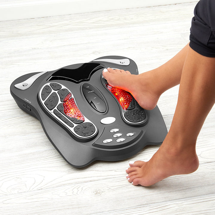 EMS-voetmassage met doorbloedingsapparaat, TENS-pads en afstandsbediening