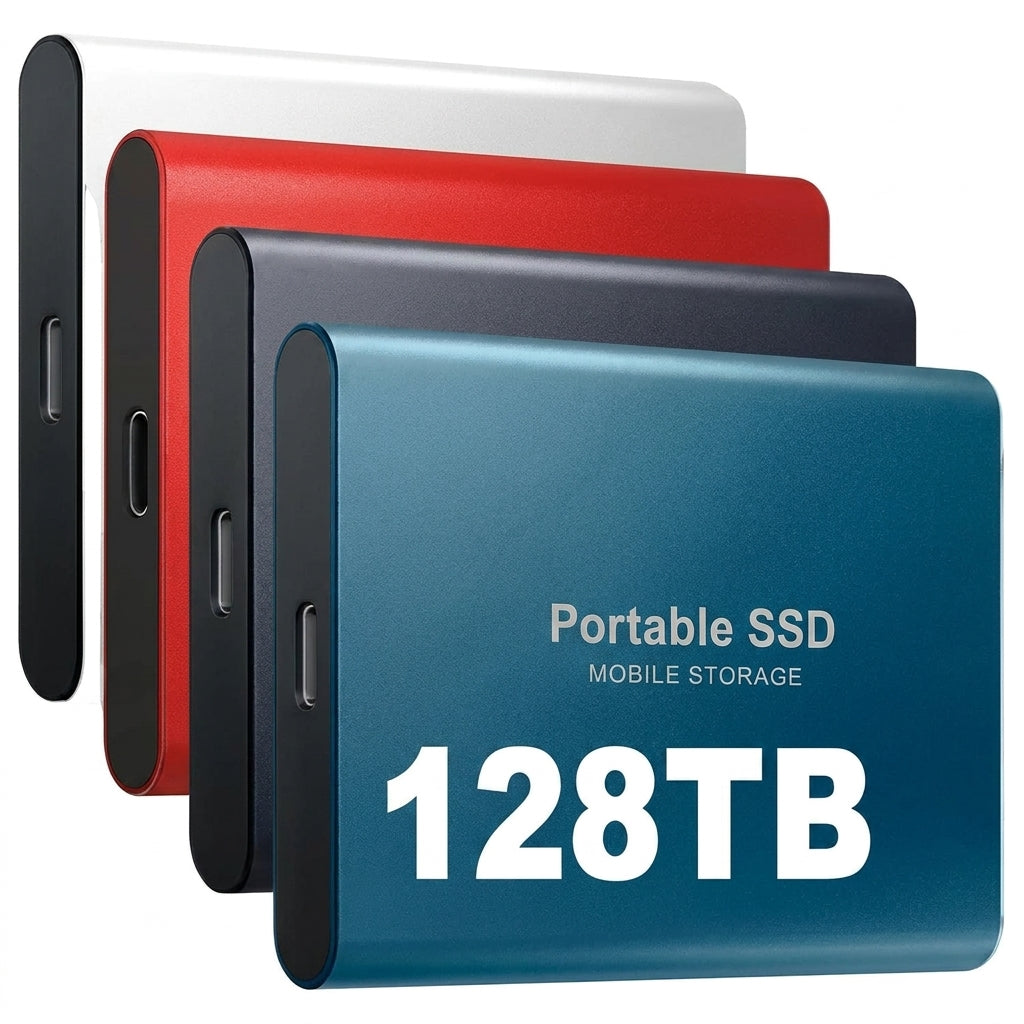 128TB externe SSD-schijf, supersnelle draagbare opslag