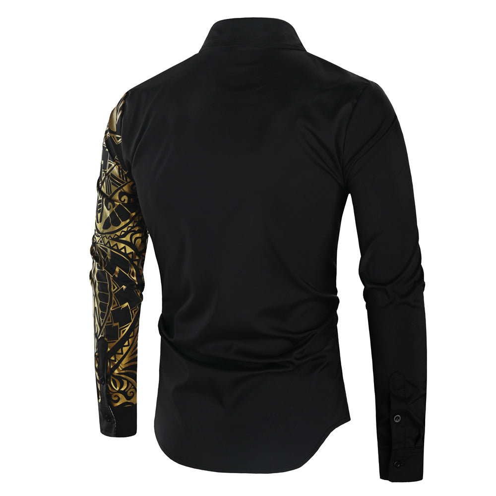 Herenoverhemd met Gouden Details – Darius