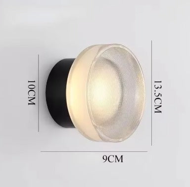 Noordse ronde wandlamp – moderne led-wandlamp voor slaapkamer en gang