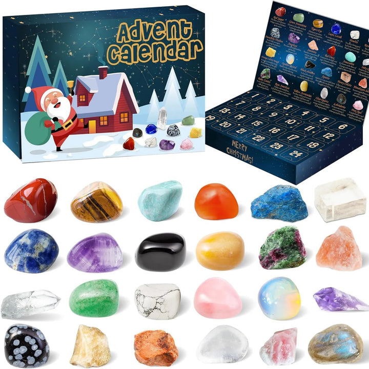 Adventskalender met 24 Echte Edelstenen